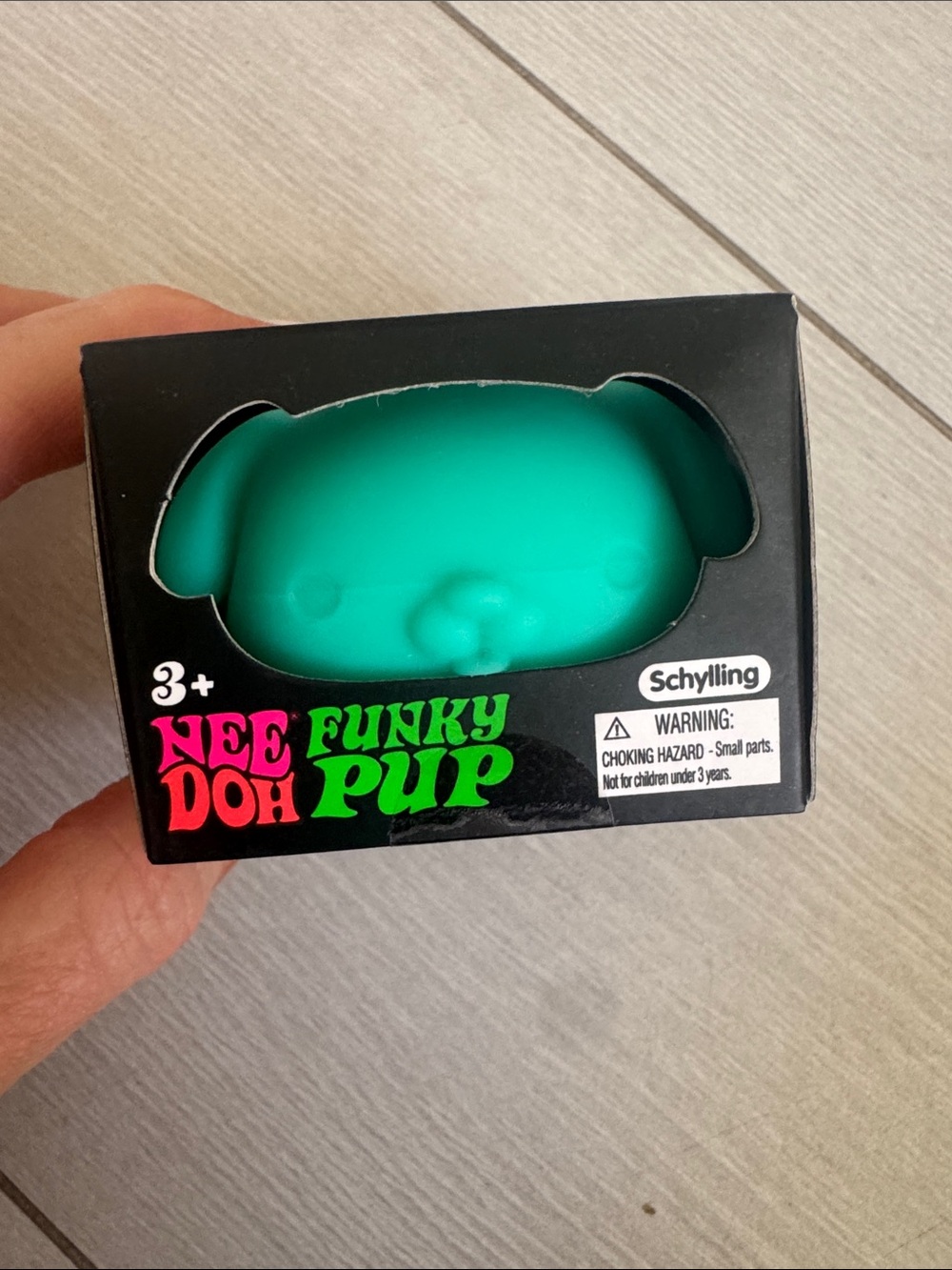 Needoh Funky Pup  Toy - Bright Teal